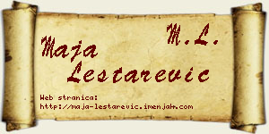 Maja Leštarević vizit kartica